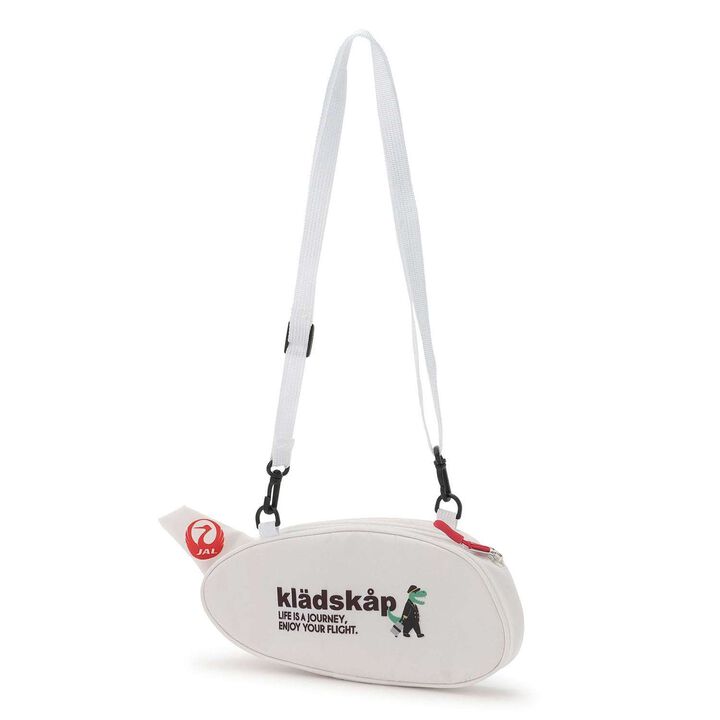 [JAL] Airplane Pouch,White, medium image number 1