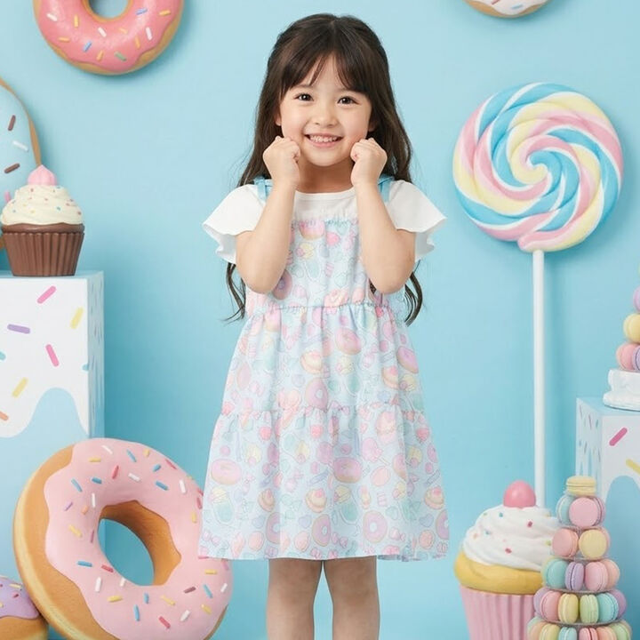 Sweets Motif One-Piece Dress,, medium