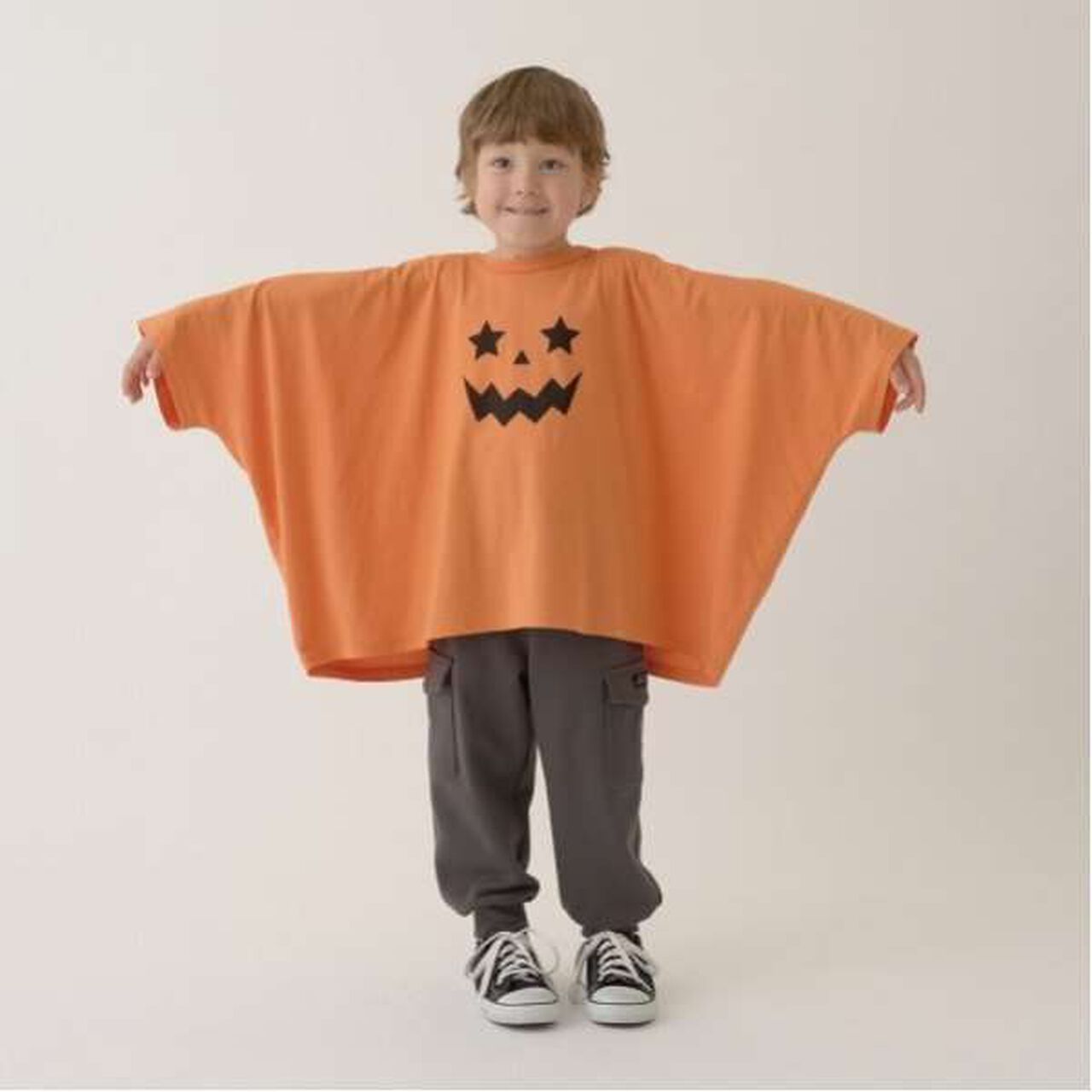 [Halloween] Pumpkin & Cat Assortment Transforming T-Shirt,Black, large image number 10