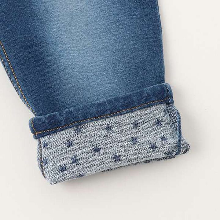 Knit Denim Pants,Navy, medium image number 4