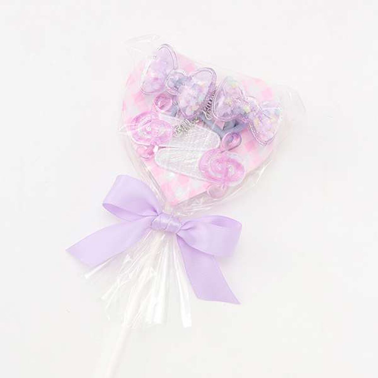 Candy Wrapping Hair Accessory Set,Light pink, large image number 2