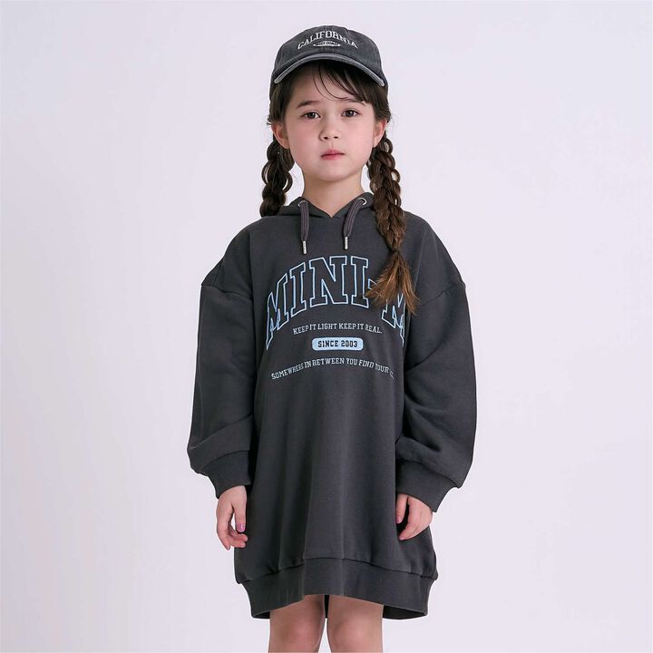 Quick-Dry Parka One-Piece Dress,Charcoal gray, medium image number 0