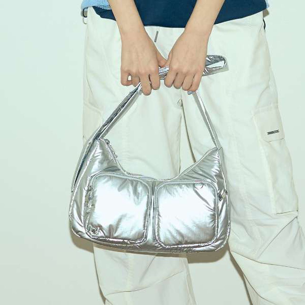 [LTXC] Buckle Moon Shoulder,Silver, large image number 0