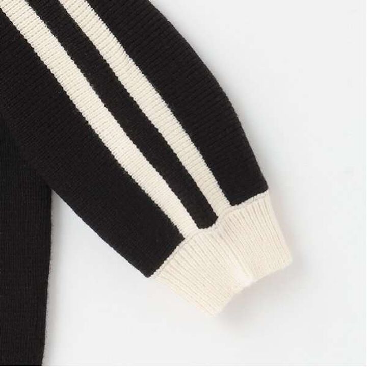 Knit Track Jacket,Beige, medium image number 4