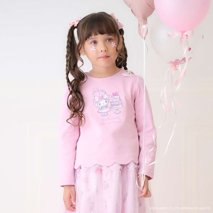 My Melody / Kuromi Scalloped Hem Sweatshirt,, medium