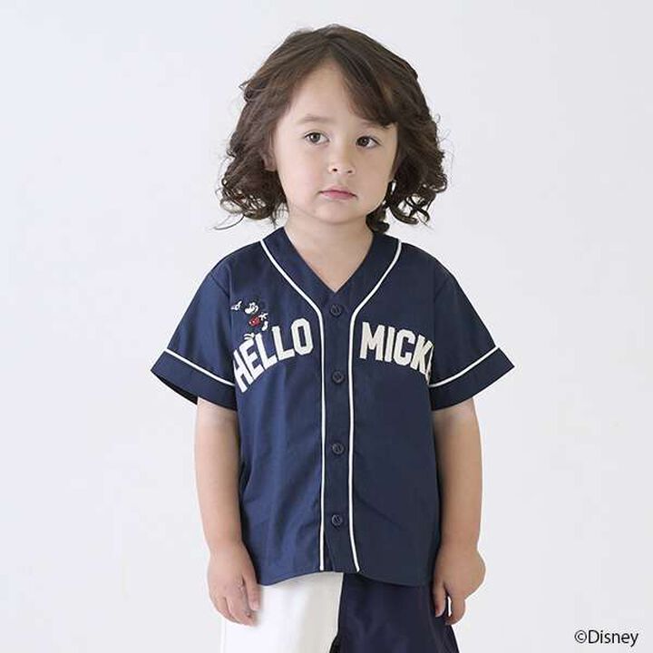 [Disney] Baseball Shirt,Navy, medium image number 0