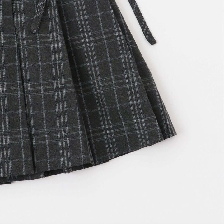 Pleated Skirt & Flared Pants Set,Gray, medium image number 7