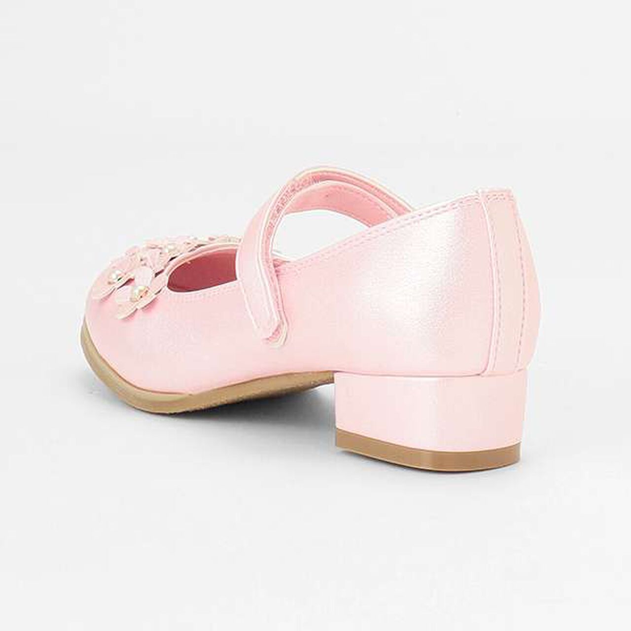 Flower Strap Shoes,White, large image number 7