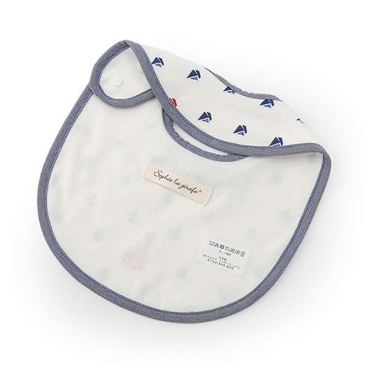 Yacht Print Bib,Navy, medium image number 1
