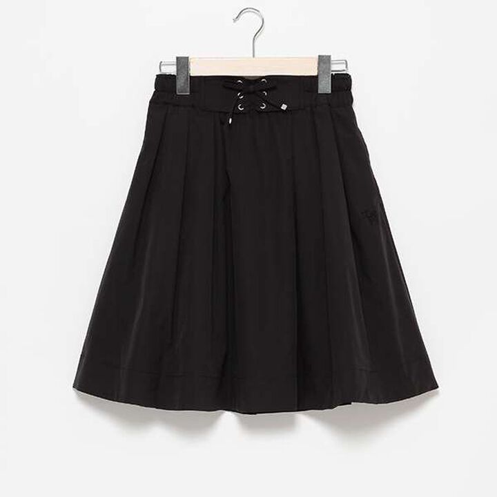 Lace-Up Tuck Skirt,Lavender, medium image number 2