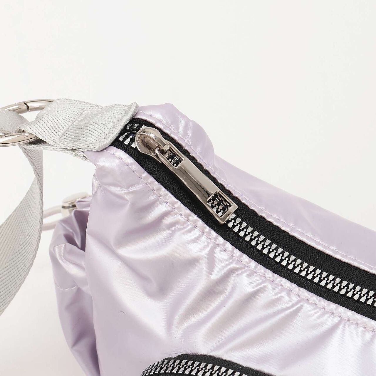 Metallic 2 WAY Shoulder Bag,Lavender, large image number 7