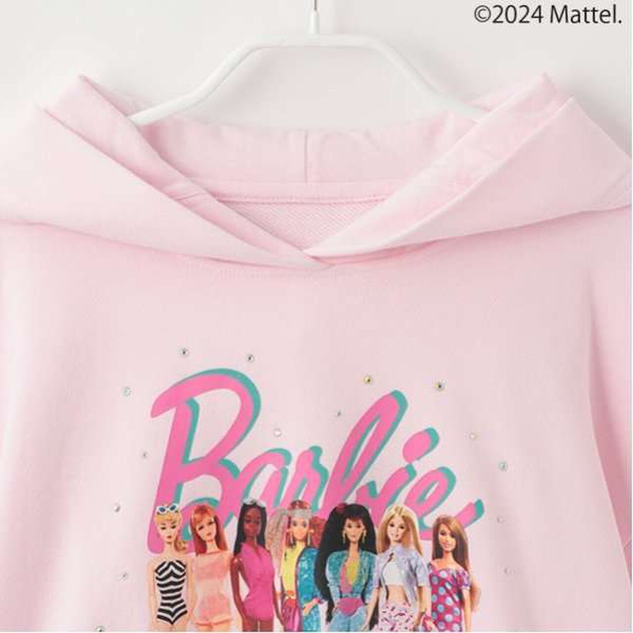 Barbie / Black Cropped Parka,Black, large image number 5