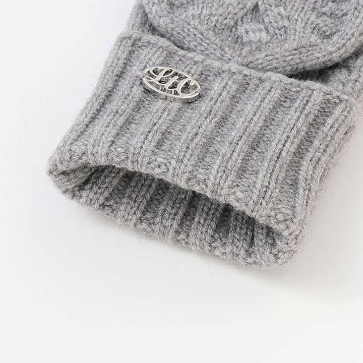 Cable Gloves,Off white, medium image number 3