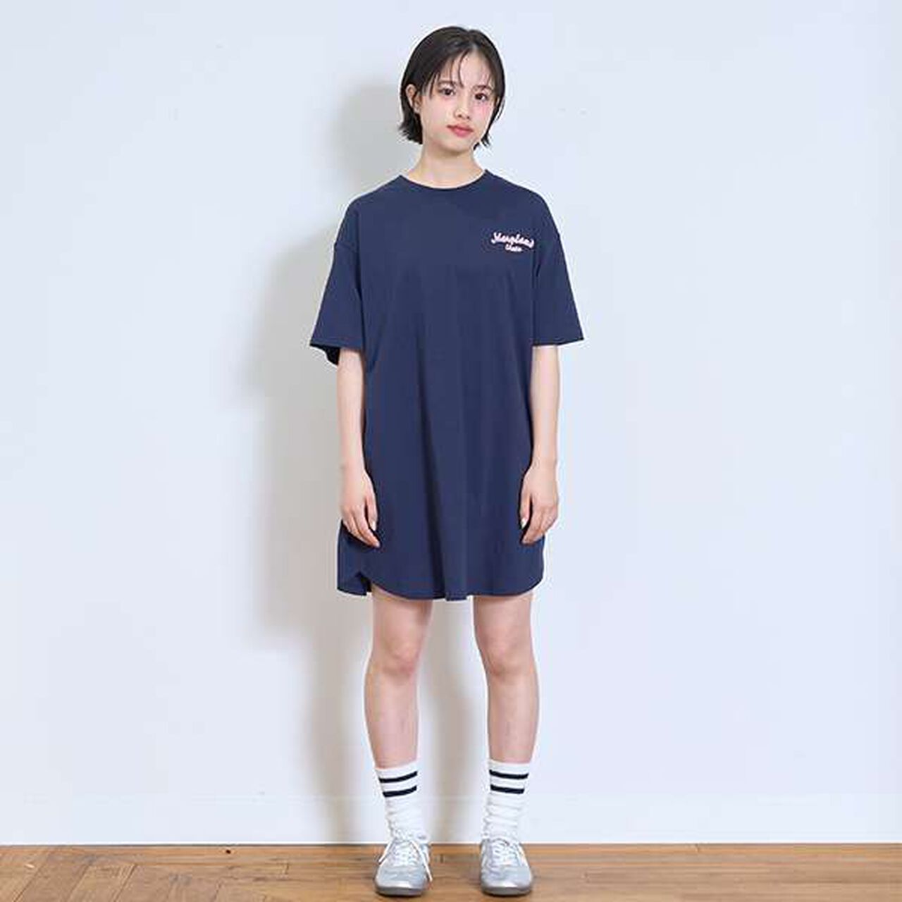 Cool Sensation Patch Dress,Navy, large image number 4
