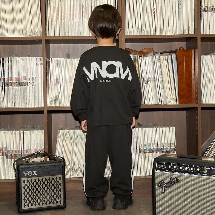 [MNCM] [Coordinatable Setup] [Kaiteki Tenjiku] Oversized Silhouette Side Line Pants,Dark brown, medium image number 26