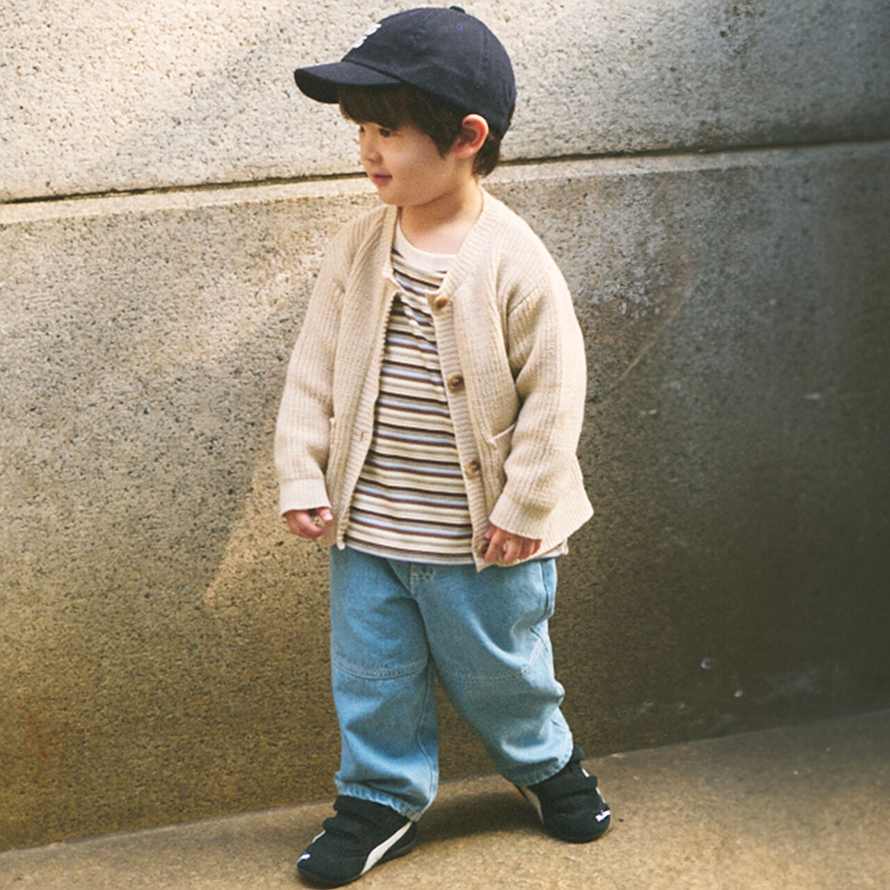 Balloon Loose Silhouette Pants,Sax blue, large image number 5