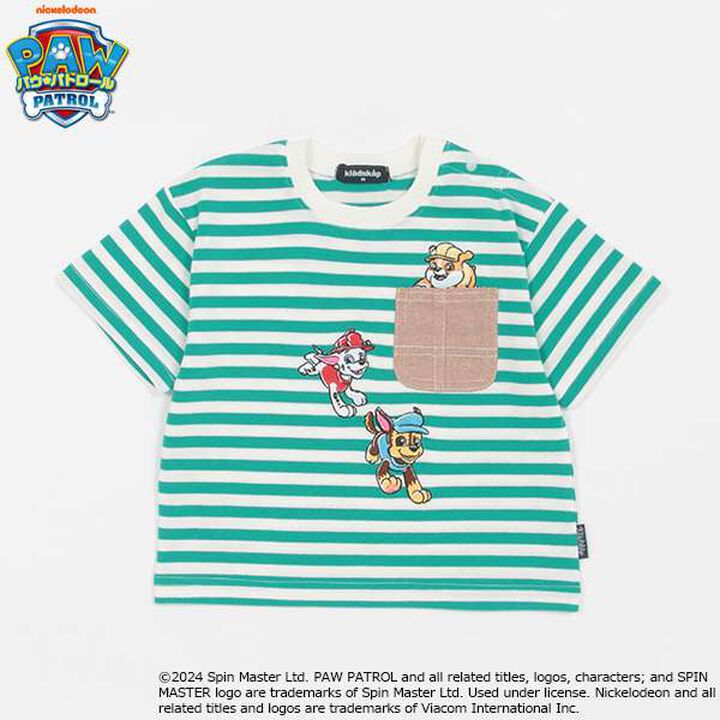 [Paw Patrol] Stripe Short Sleeve T-Shirt,Navy, medium image number 13