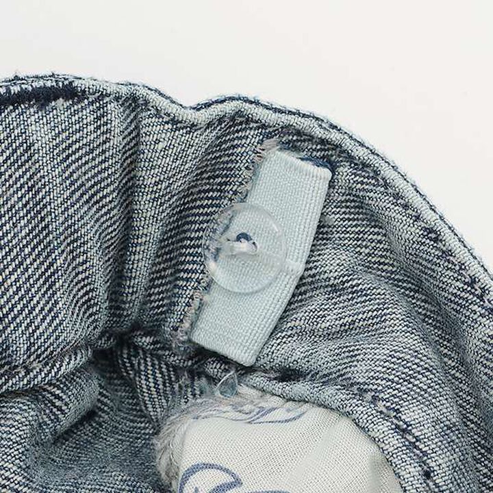 Slim-Fit Barrel Leg Denim Pants (Assorted Design),Blue, medium image number 4