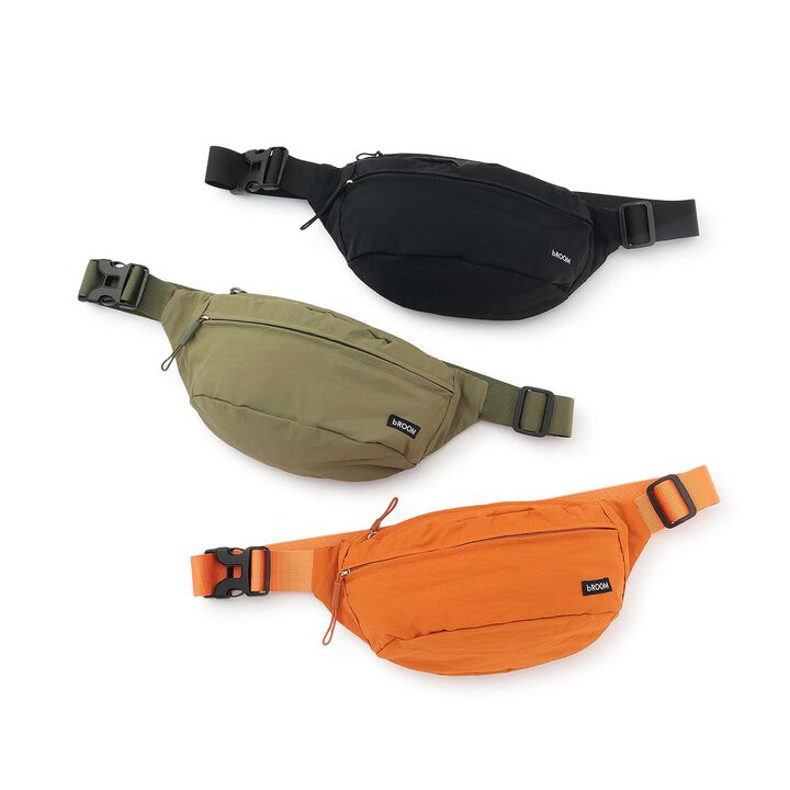 Nylon Pocket Sling Bag,Orange, medium image number 4