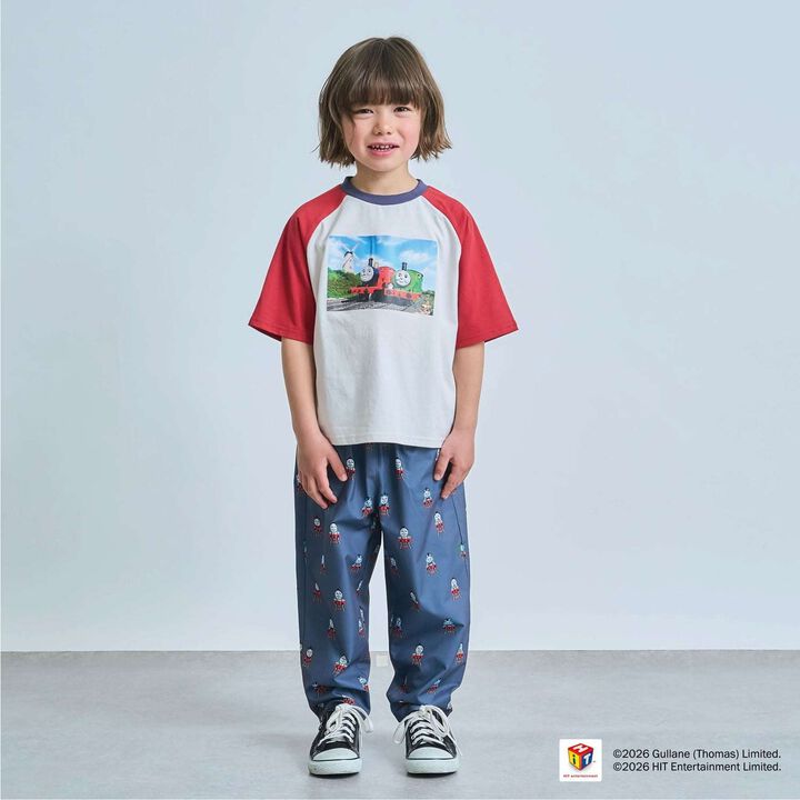 [Thomas the Tank Engine] Raglan Short Sleeve T-Shirt,Red, medium image number 12