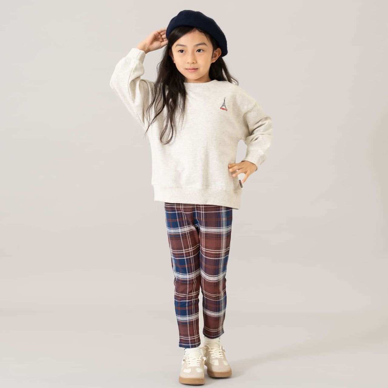 [Matching with Dad Outfit] [365D.] Sweatshirt City Icon Embroidered Wide Pullover,Yellow, large image number 1