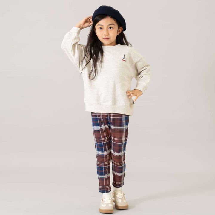 [Matching with Dad Outfit] [365D.] Sweatshirt City Icon Embroidered Wide Pullover,Yellow, medium image number 1