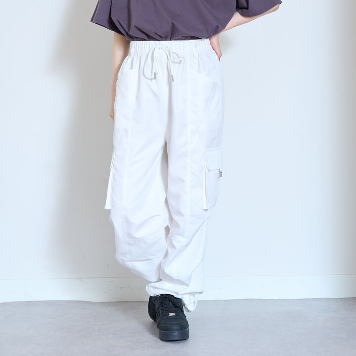 [LTXC / Quick-Dry Absorbent] Cargo Pants with Belt Loops,Off white, medium image number 7