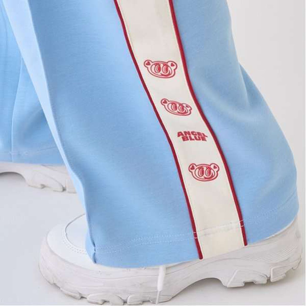 Mr. Nakamura Track Pants,Light blue, large image number 6