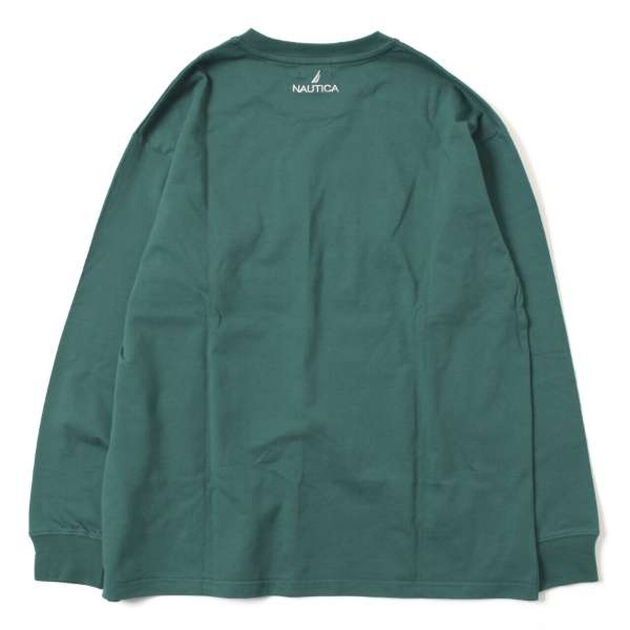 Nautica Appliqué Long Sleeve T-Shirt,Green, large image number 4