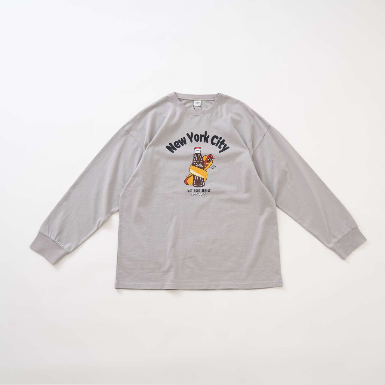[Parent-Child Matching] [DAD] OFUZAKE Street Long Sleeve T-Shirt,Light gray, large image number 17