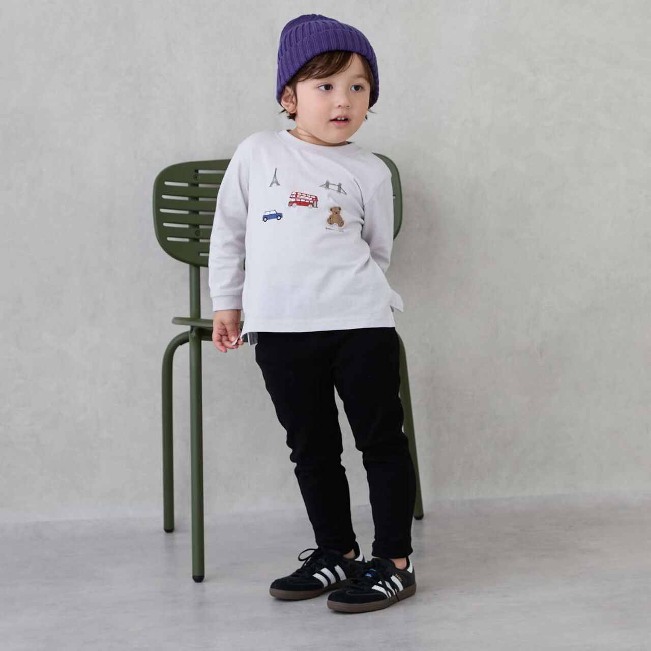 [Affordable] BOYS Long-Sleeve T-Shirt,Deep green, large image number 20