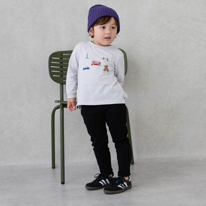 [Affordable] BOYS Long-Sleeve T-Shirt,Deep green, medium image number 20