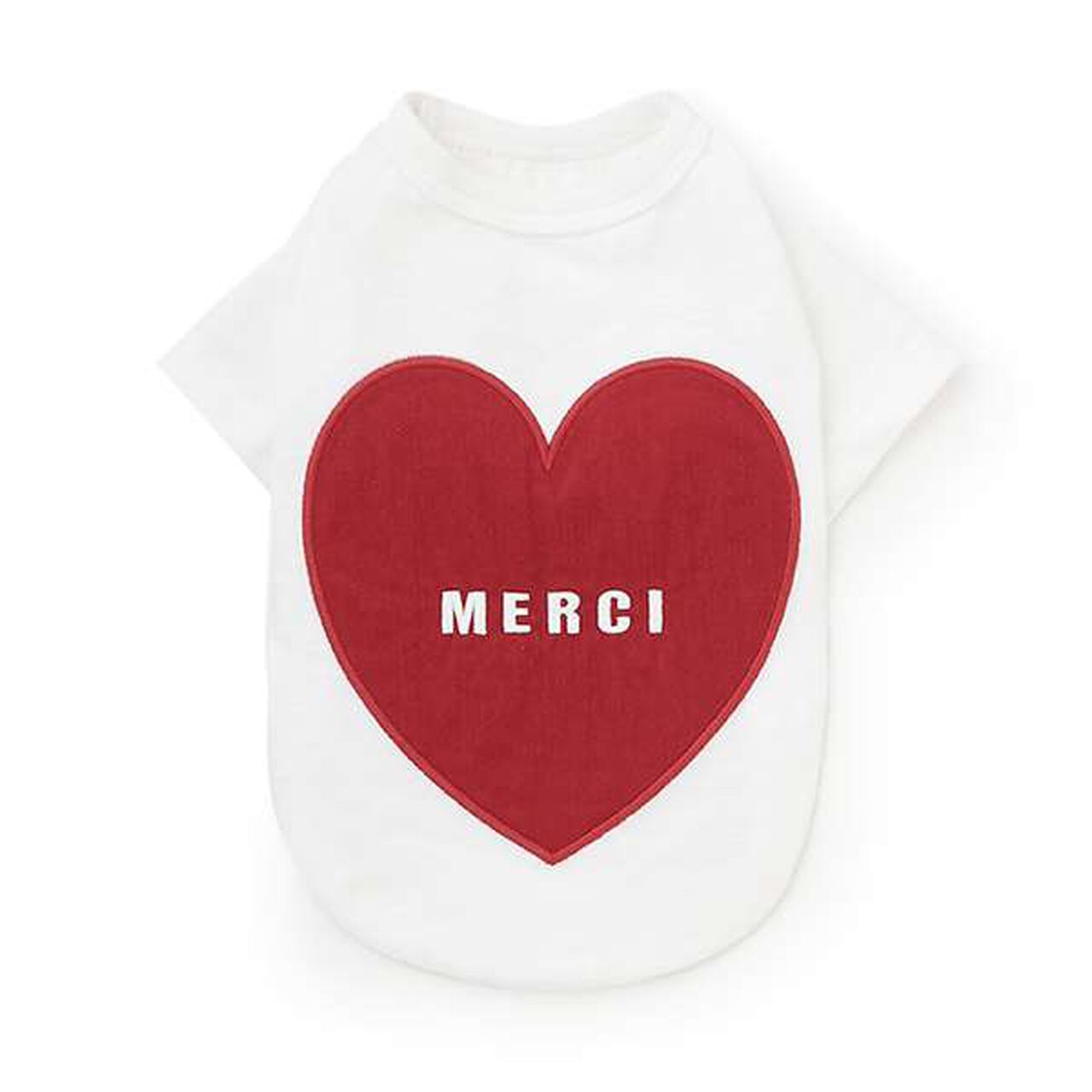 [DOG] Anti-Stain Heart Back T-Shirt,Light pink, large image number 8