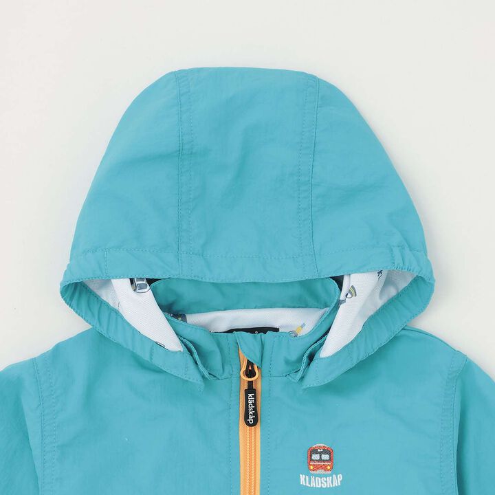 Train Motif Windbreaker [UV Protection & Water-Repellent Finish],Light blue, medium image number 8