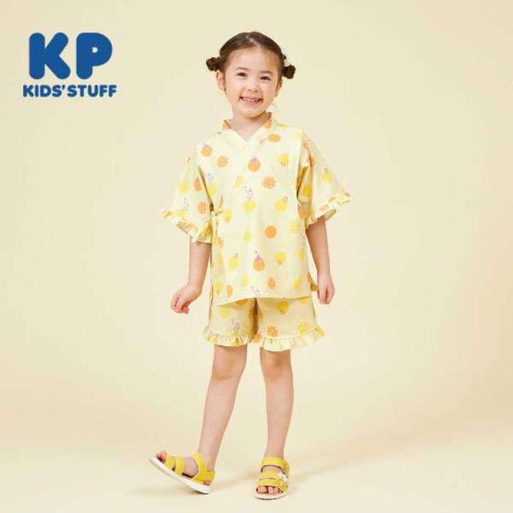 KP Polka Dot Pattern & Mimi-chan Jinbei,Yellow, medium image number 0