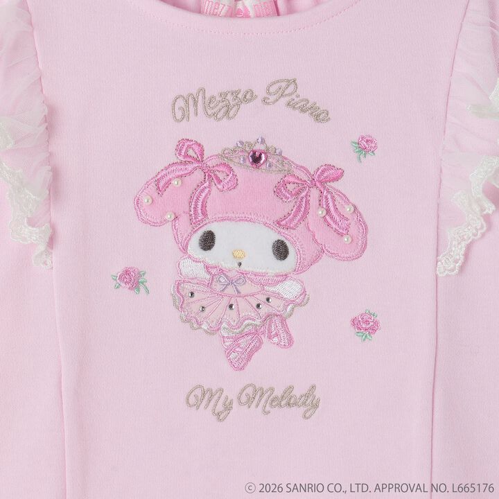 My Melody/My Sweet Piano Long-Sleeve T-Shirt,Off white, medium image number 3