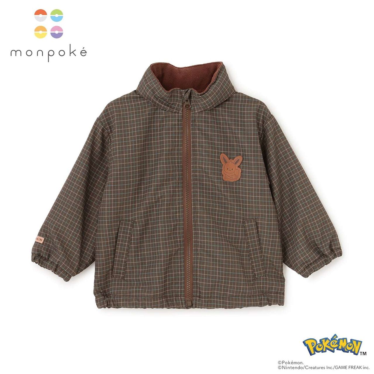 [Monpoke] Ear-Detail Windbreaker,Yellow, large image number 3