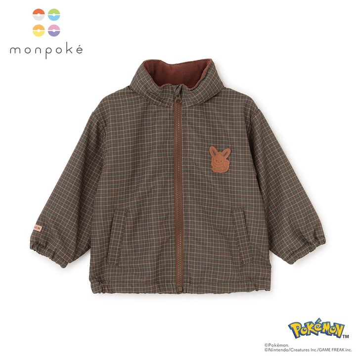 [Monpoke] Ear-Detail Windbreaker,Yellow, medium image number 3