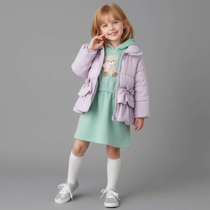 Padded Peplum Blouson,Pink, medium image number 18