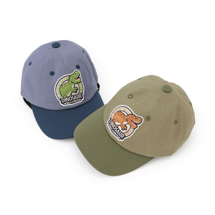 Dinosaur Sagara Embroidery Cap,Khaki, medium image number 5