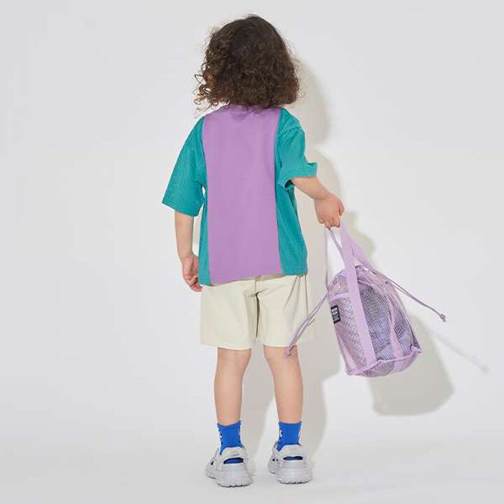 [Kaiteki Tenjiku] Bi-Color Big T-Shirt,Smoke white, medium image number 17