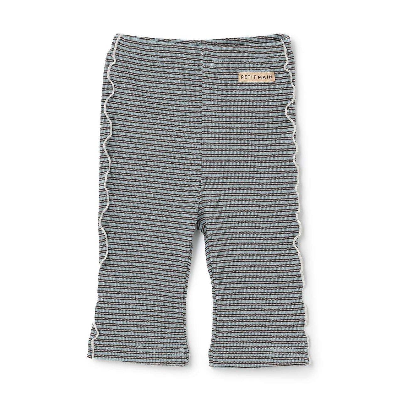 [Cool Touch] 7/10 Length Merrowed Flare Pants,Emerald green, large image number 10