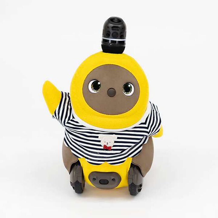 petit main × LOVOT Scallop Trim Stripe Pattern T-Shirt,Navy, medium image number 16