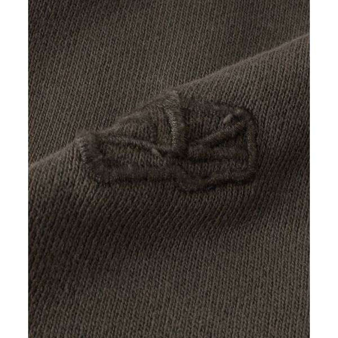 Fleece Pigment Big Sweatshirt,Deep red, large image number 11