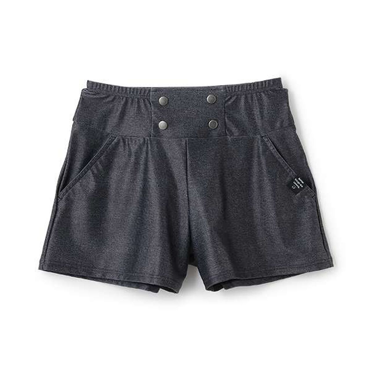 [SWIM] Denim Pants,Black, large image number 4