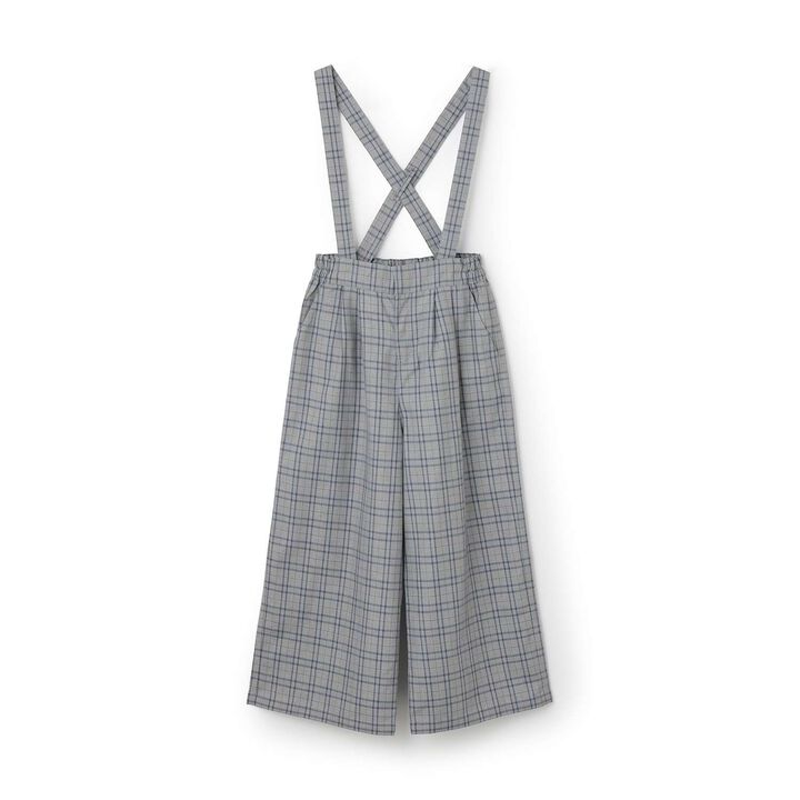 Suspender Wide Pants,Gray, medium image number 0