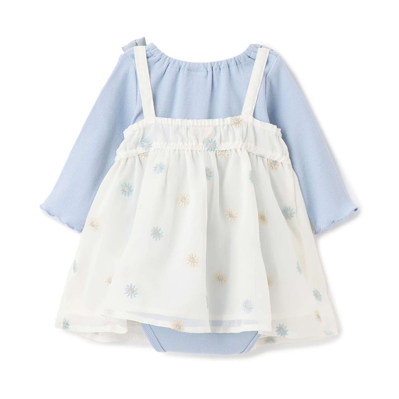 Link Floral Embroidery Outfit Set,Light pink, large image number 1