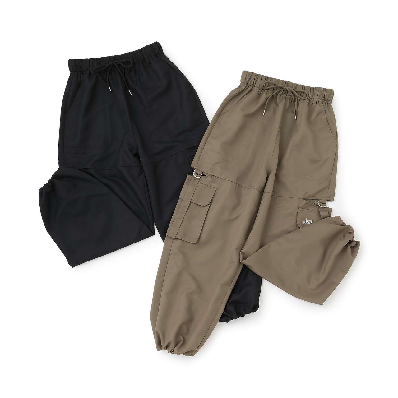 [LTXC / Quick-Dry Absorbent / Comfort] Slit Belt Cargo Pants,Khaki, large image number 6