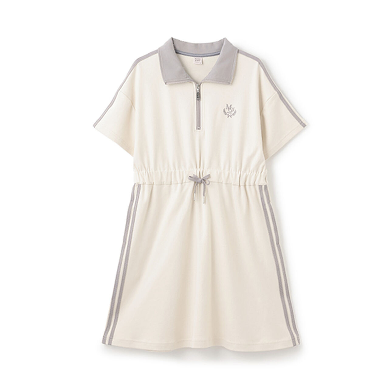 Side Line One-Piece Dress,Ivory, large image number 0