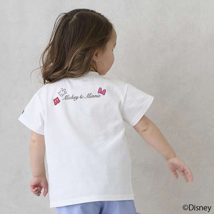 [Disney] Character Motif Short Sleeve T-Shirt,Purple, medium image number 2